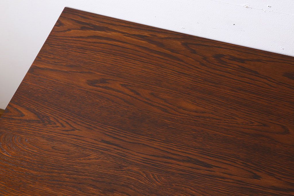 ラフジュ工房オリジナル 6脚格納スツール付きテーブル