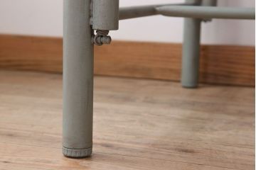 ラフジュ工房オリジナル 6脚格納スツール付きテーブル