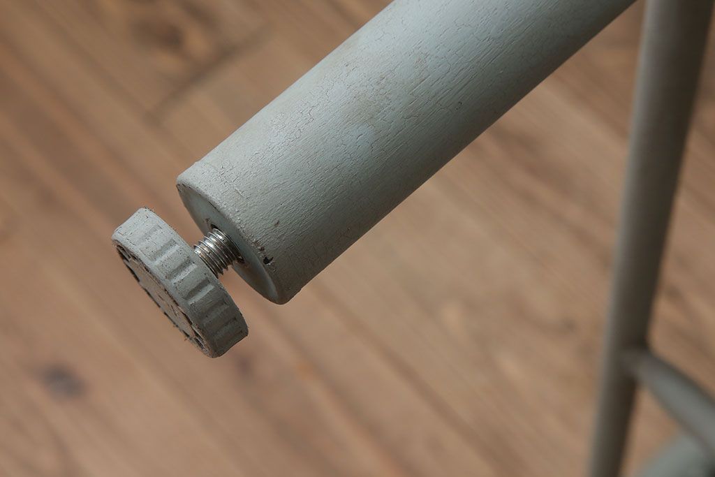 ラフジュ工房オリジナル 6脚格納スツール付きテーブル