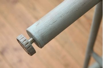 ラフジュ工房オリジナル 8脚格納スツール付きテーブル