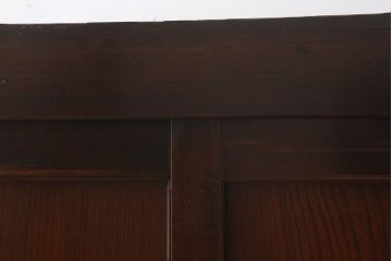 アンティーク家具　和モダン　鏡板欅材!六尺　明治期の水屋箪笥ローボード(テレビ台、キャビネット、収納棚)