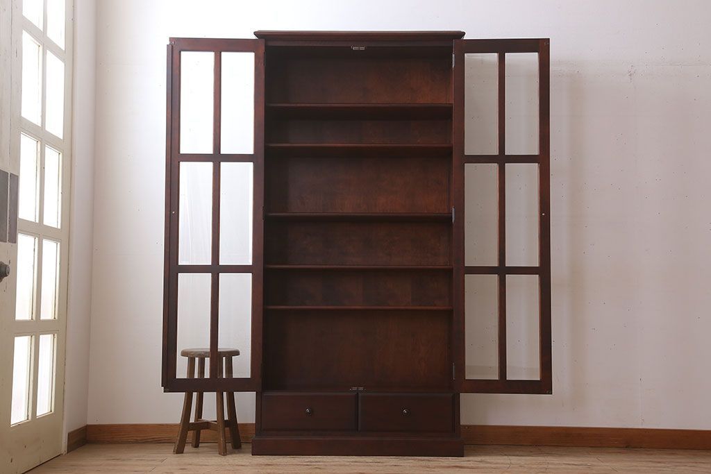 中古　インテリアえぞ　えぞ民芸　書棚