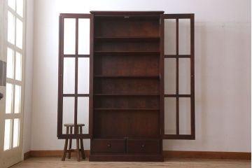 中古　インテリアえぞ　えぞ民芸　書棚