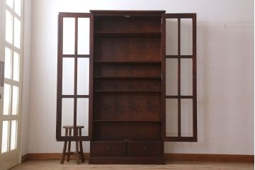 中古　インテリアえぞ　えぞ民芸　書棚