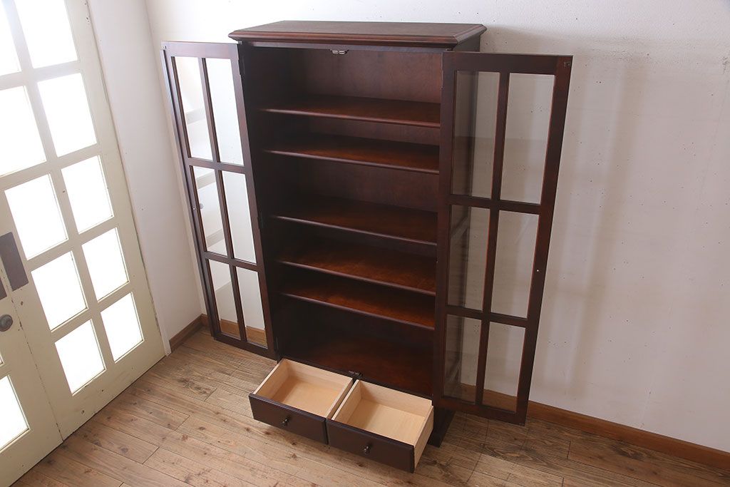 中古　インテリアえぞ　えぞ民芸　書棚