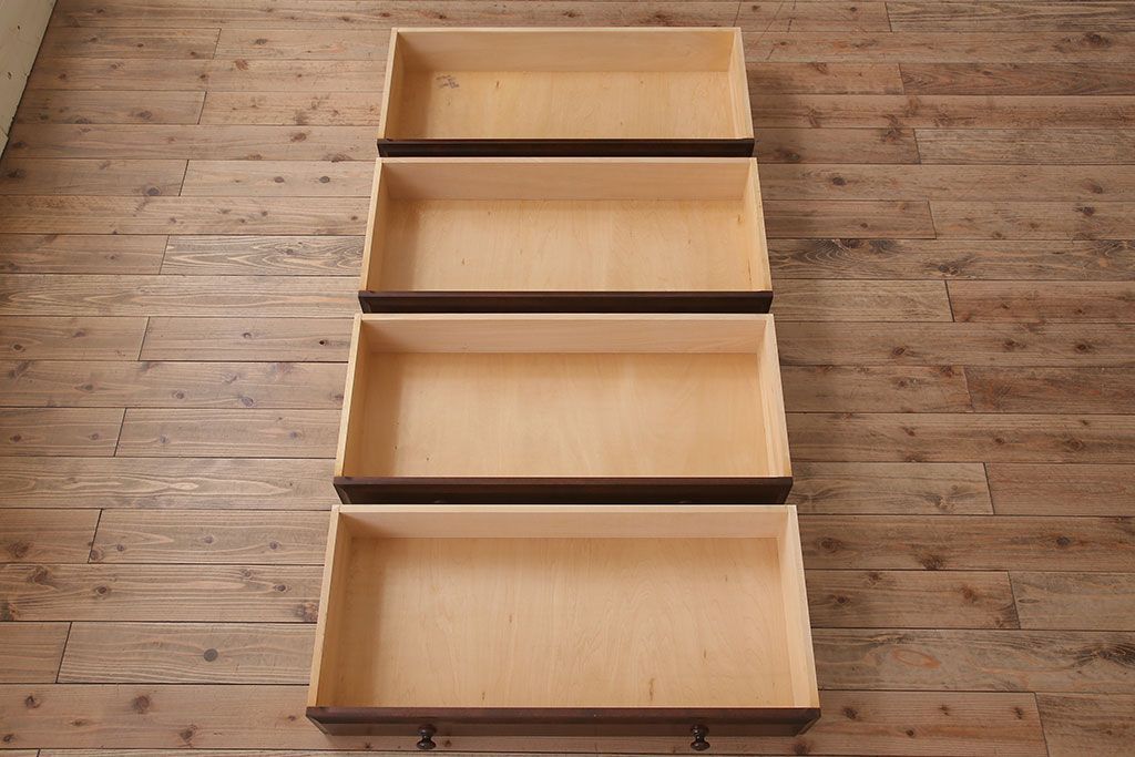 中古　北海道民芸家具　チェスト(箪笥)(定価約24万円)(2)