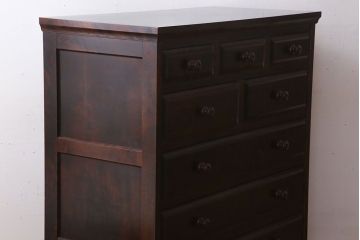 中古　北海道民芸家具　チェスト(箪笥)(定価約24万円)(2)