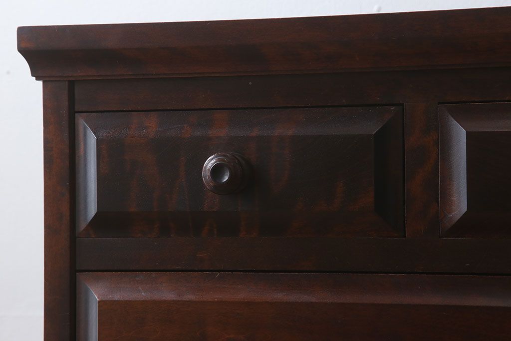 中古　北海道民芸家具　チェスト(箪笥)(定価約24万円)(2)