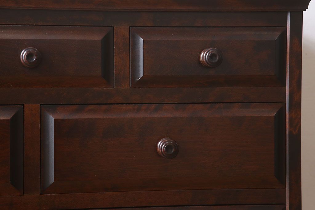 中古　北海道民芸家具　チェスト(箪笥)(定価約24万円)(2)