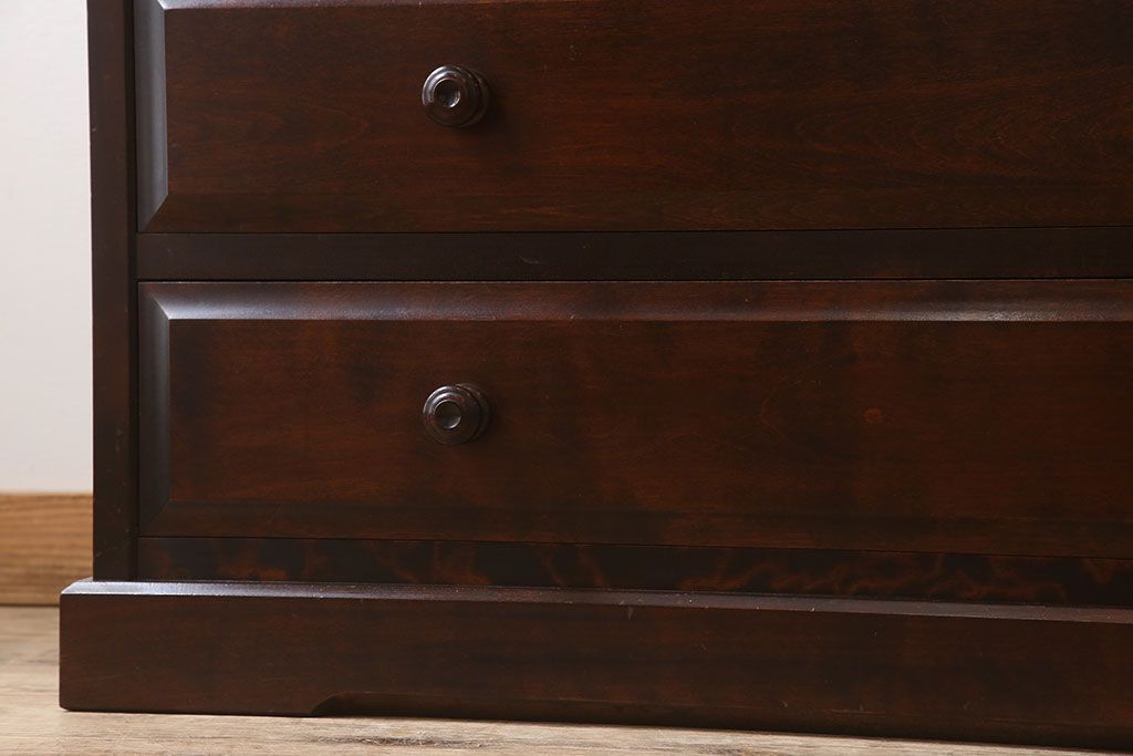 中古　北海道民芸家具　チェスト(箪笥)(定価約24万円)(2)