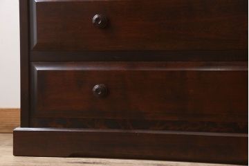 中古　北海道民芸家具　チェスト(箪笥)(定価約24万円)(2)