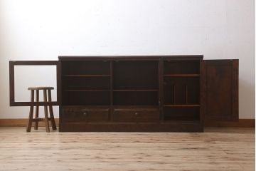中古　北海道民芸家具　特注品　サイドボード