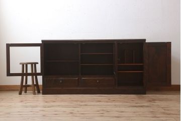 中古　北海道民芸家具　特注品　サイドボード