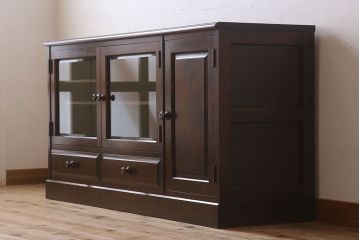 中古　北海道民芸家具　特注品　サイドボード