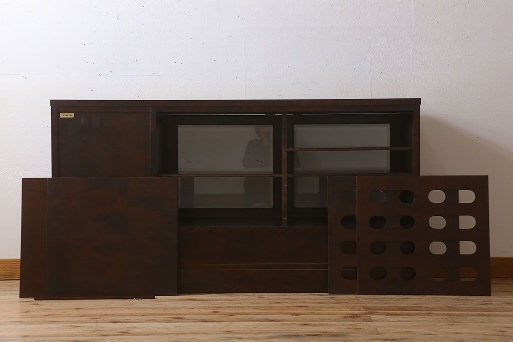 中古　北海道民芸家具　特注品　サイドボード