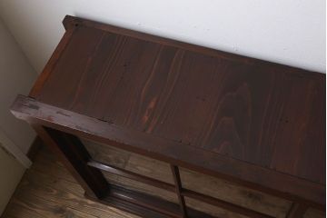 アンティーク家具　和製アンティーク　前面檜材　古い木製の薬箪笥