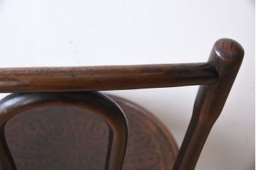 アンティーク家具　FISCHEL(フィスケル)　アンティークのベントウッドチェア(3)
