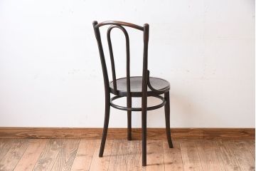 アンティーク家具　FISCHEL(フィスケル)　アンティークのベントウッドチェア(3)