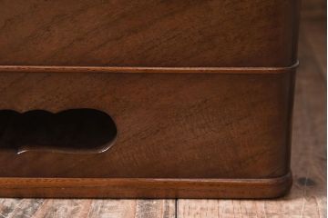 アンティーク雑貨　共箱　高級品　指物　桑無垢材のアンティーク火鉢
