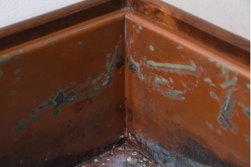 アンティーク雑貨　共箱　高級品　指物　桑無垢材のアンティーク火鉢