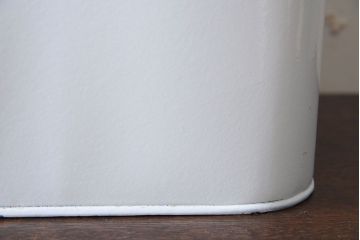 アンティーク雑貨　中古　ホーロー製　シェルリッドブレッド缶