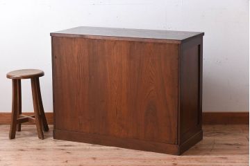 アンティーク家具　大正ロマン　上手物　古い木製のアンティークチェスト