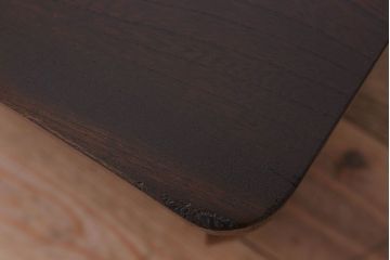 アンティーク雑貨　総欅材　和製アンティークの座卓(センターテーブル)(2)