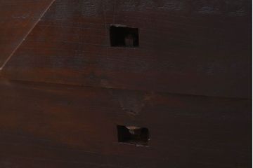 アンティーク雑貨　総欅材　和製アンティークの座卓(センターテーブル)(2)