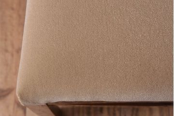 アンティーク家具　クッション座面　ナラ材製のシンプルなアンティークチェア(2)