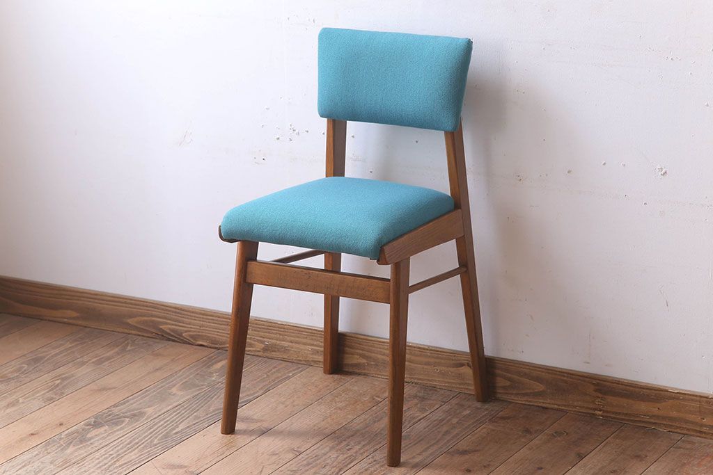 レトロ家具　昭和レトロ　ブナ材　かわいいアンティークチェア