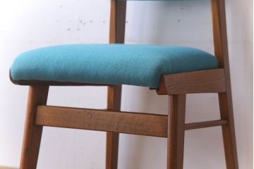 レトロ家具　昭和レトロ　ブナ材　かわいいアンティークチェア