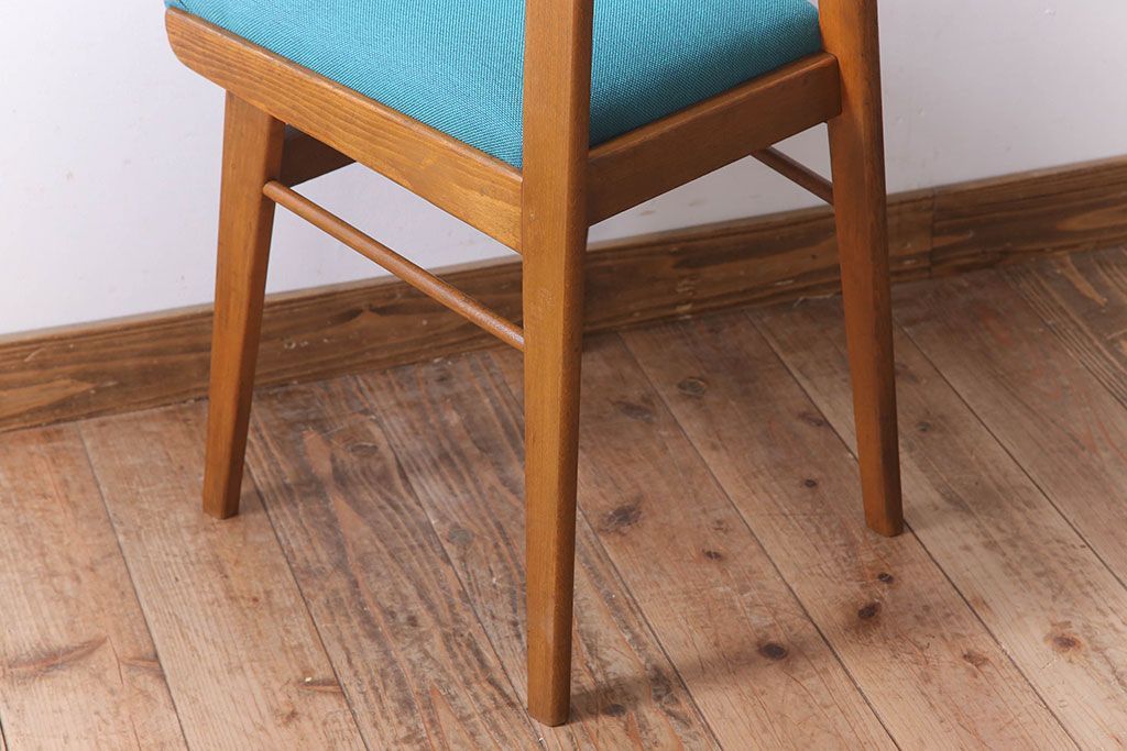 レトロ家具　昭和レトロ　ブナ材　かわいいアンティークチェア