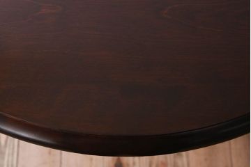 中古　北海道民芸家具　円形テーブル