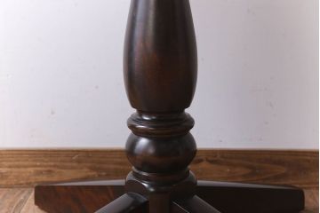 中古　北海道民芸家具　円形テーブル