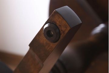 中古　北海道民芸家具　円形テーブル