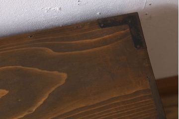 アンティーク家具　シンプルな古い木製の箪笥ローボード(衣装箪笥)