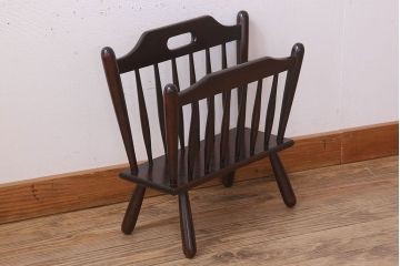 アンティーク雑貨　中古　松本民芸家具　A型マガジンラック