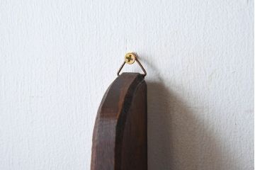 アンティーク雑貨　オランダビンテージ　お皿立て付き　オーク材のウォールフック