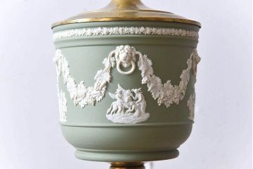 イギリスビンテージ　Wedgwood(ウェッジウッド) ジャスパー　スタンドライト