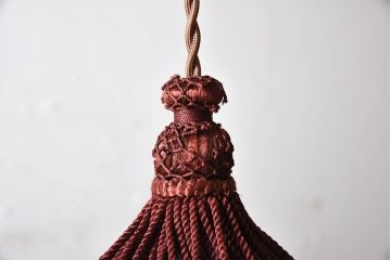 ほおずき型　飾り房付き　アンティーク天井照明