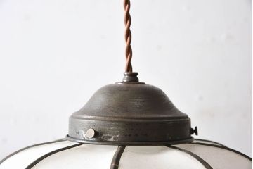 ほおずき型　飾り房付き　アンティーク天井照明