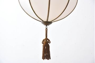 ほおずき型　飾り房付き　アンティーク天井照明