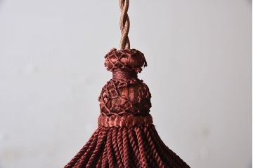 ほおずき型　飾り房付き　アンティーク天井照明