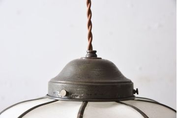 ほおずき型　飾り房付き　アンティーク天井照明