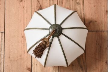 ほおずき型　飾り房付き　アンティーク天井照明