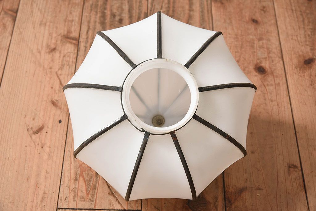 ほおずき型　飾り房付き　アンティーク天井照明