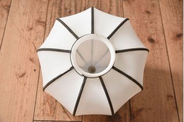 ほおずき型　飾り房付き　アンティーク天井照明