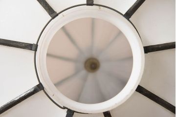 ほおずき型　飾り房付き　アンティーク天井照明