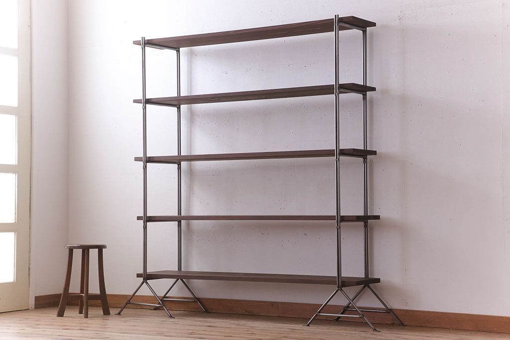 シンプルなラフジュ工房オリジナルアイアンラック【小】(3)