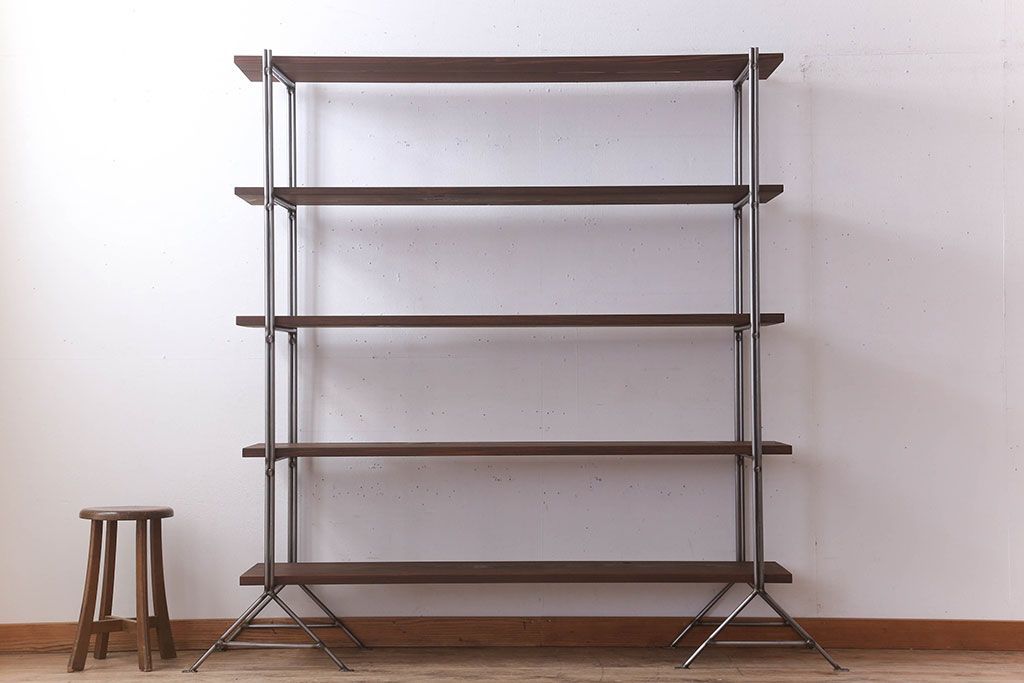 シンプルなラフジュ工房オリジナルアイアンラック【小】(3)